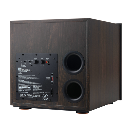 Stage 200P - Espresso - 10-inch (250mm) 300W Powered Subwoofer - Detailshot 6 image number null